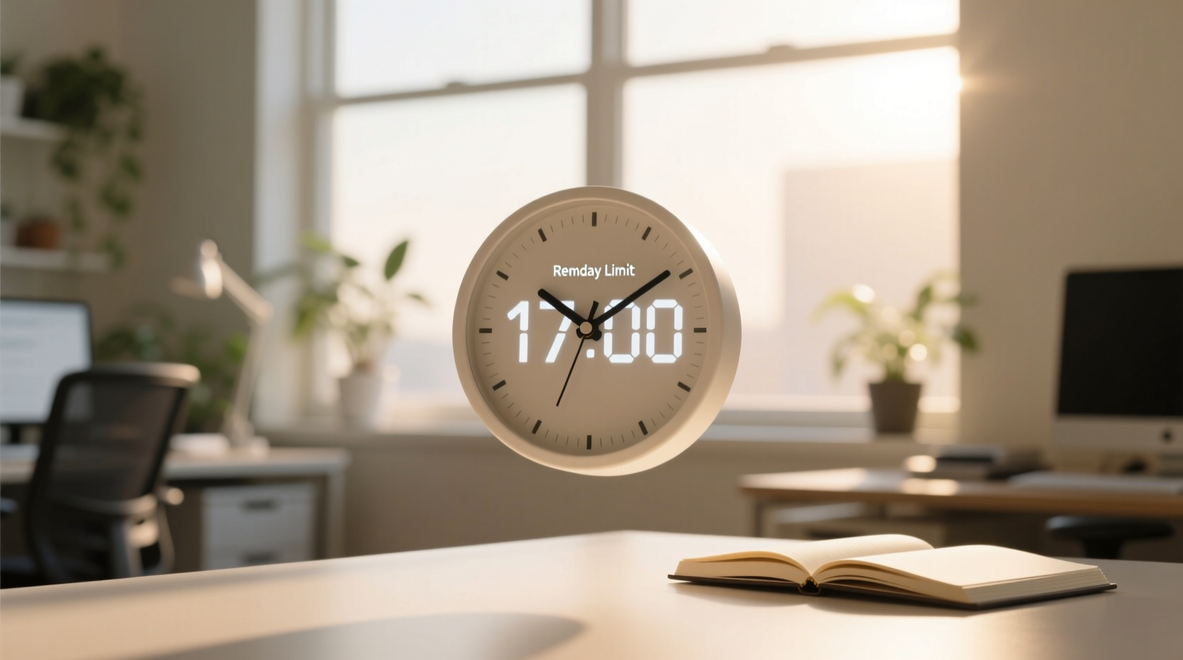 set a time limit for tomorrow s workday before you leav