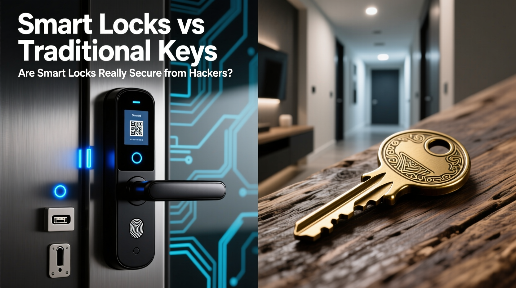 smart locks vs traditional keys are digital locks actually secure from hackers
