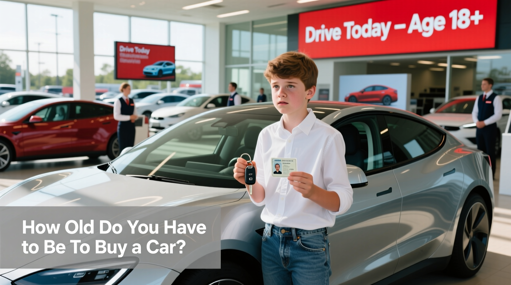 how old do you have to be to buy car