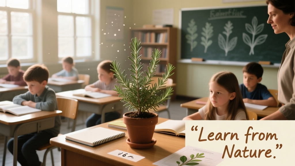 Rosemary in Early Childhood Development: Sensory, Cognitive, and Culinary Applications
