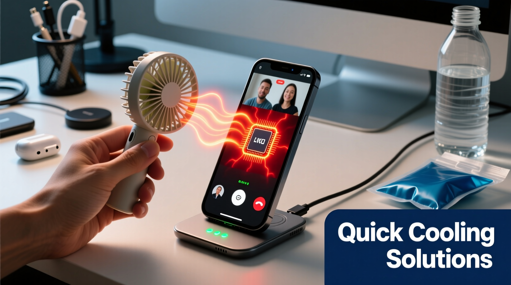 why does my phone overheat during video calls quick cooling solutions