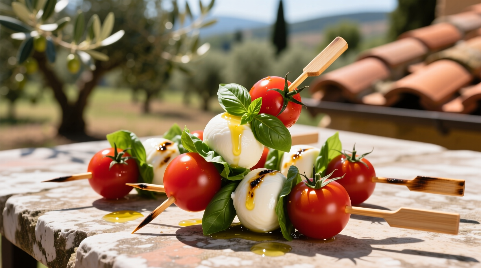 Perfect Mozzarella Tomato Basil Skewers Recipe in 15 Minutes