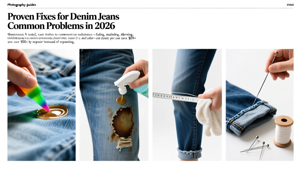 Proven Fixes for Denim Jeans Common Problems in 2026