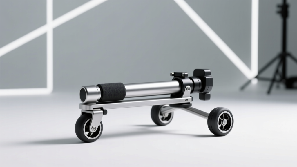 Monopod Wheel Dolly Guide for Uneven Terrain