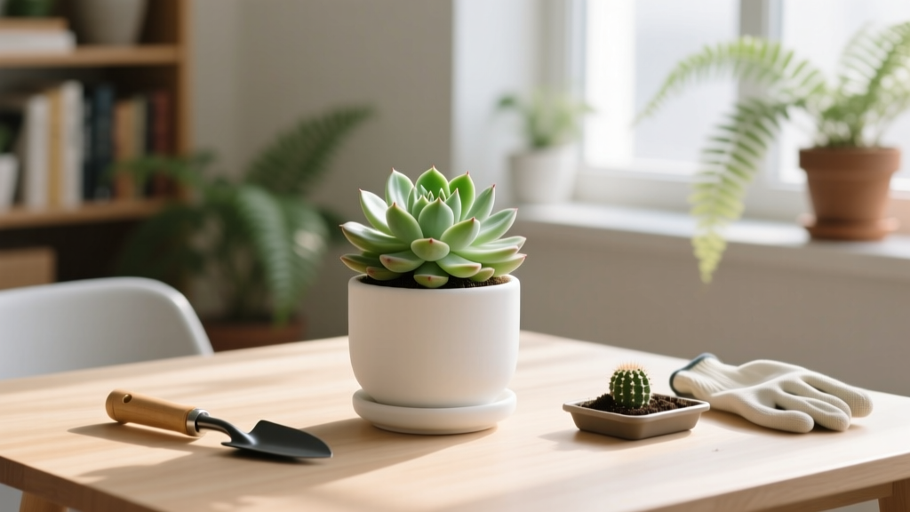 Succulent Repotting Guide: Science-Backed Indoor Method