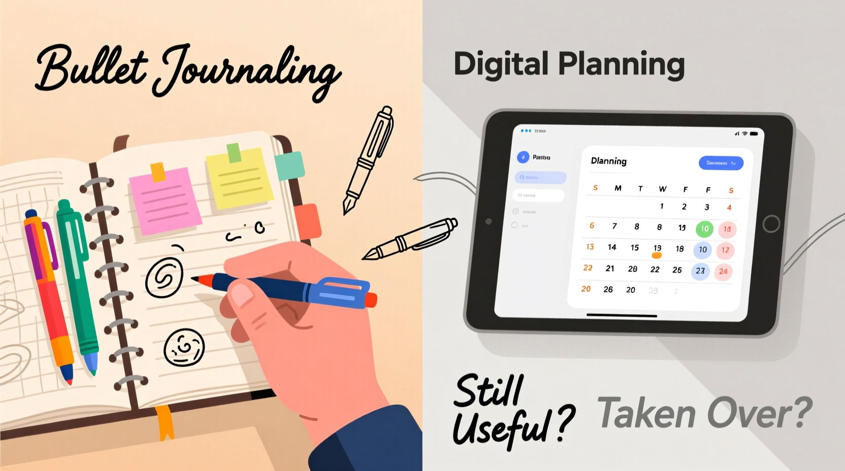 is bullet journaling still useful or has digital planning taken over