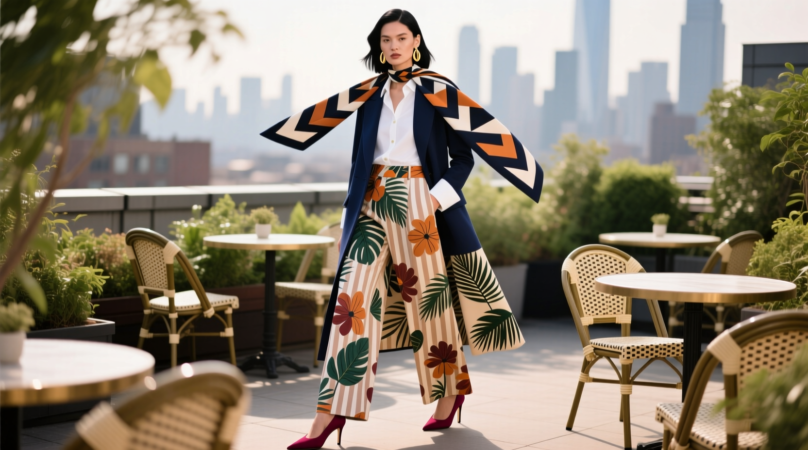 how to mix prints without looking like you got dressed in the dark