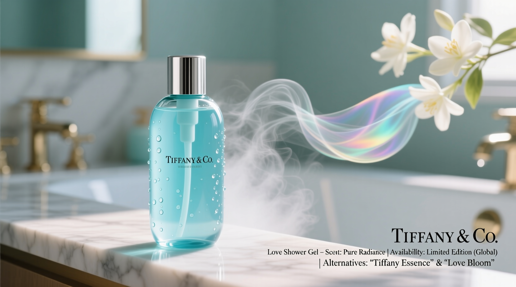 tiffany love shower gel