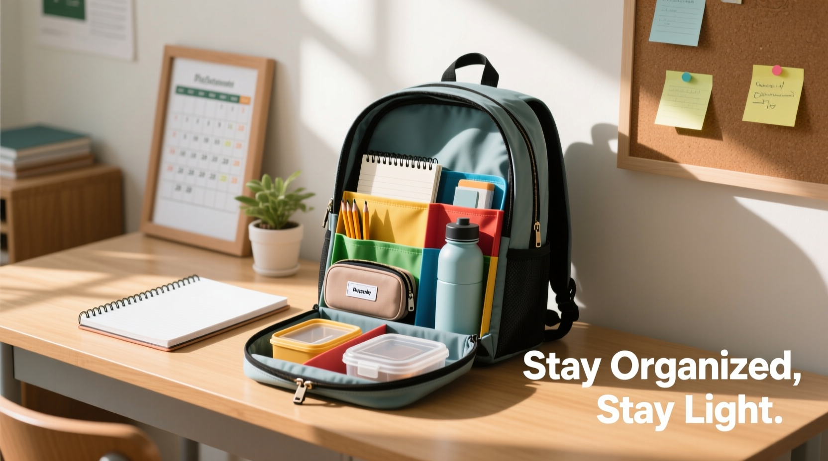 how to keep your backpack organized for school without overpacking