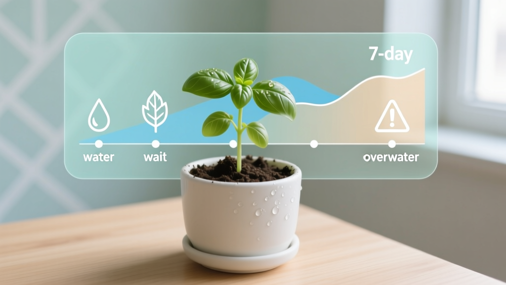 Indoor Basil Seedling Watering Guide (2026)