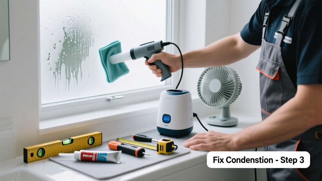 Fix Bathroom Window Condensation Inside