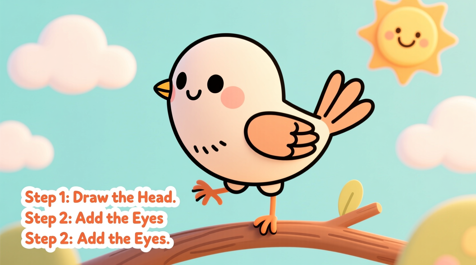 How to Draw a Bird Easy for Kids: Simple Step-by-Step Guide