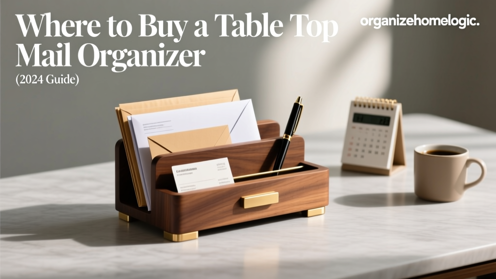 Where to Buy a Table Top Mail Organizer (2024 Guide)