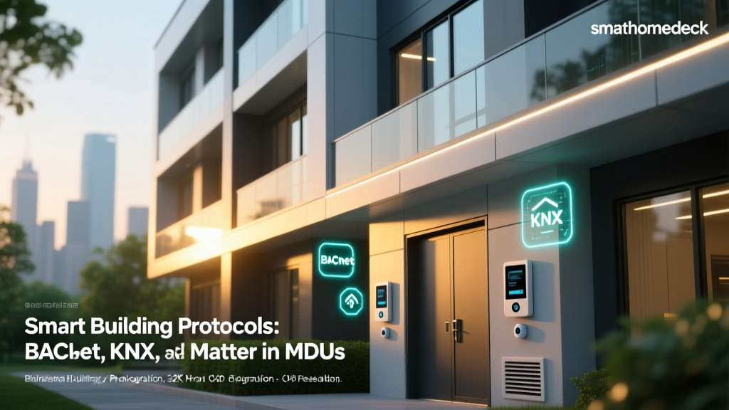Smart Building Protocols: BACnet, KNX, and Matter in MDUs