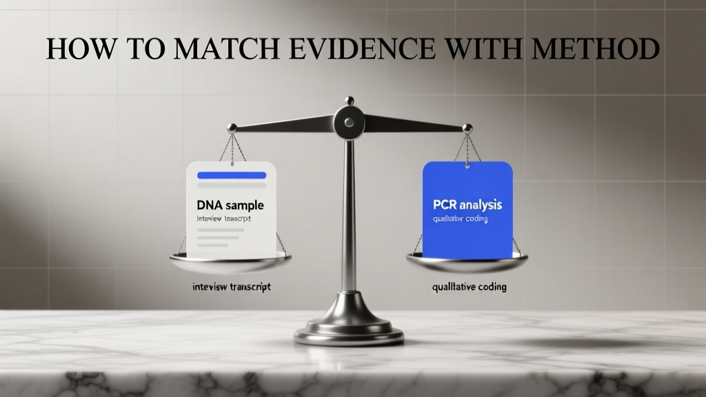 How To Match Evidence With Method: A Practical Framework for Rigorous Research and Evaluation