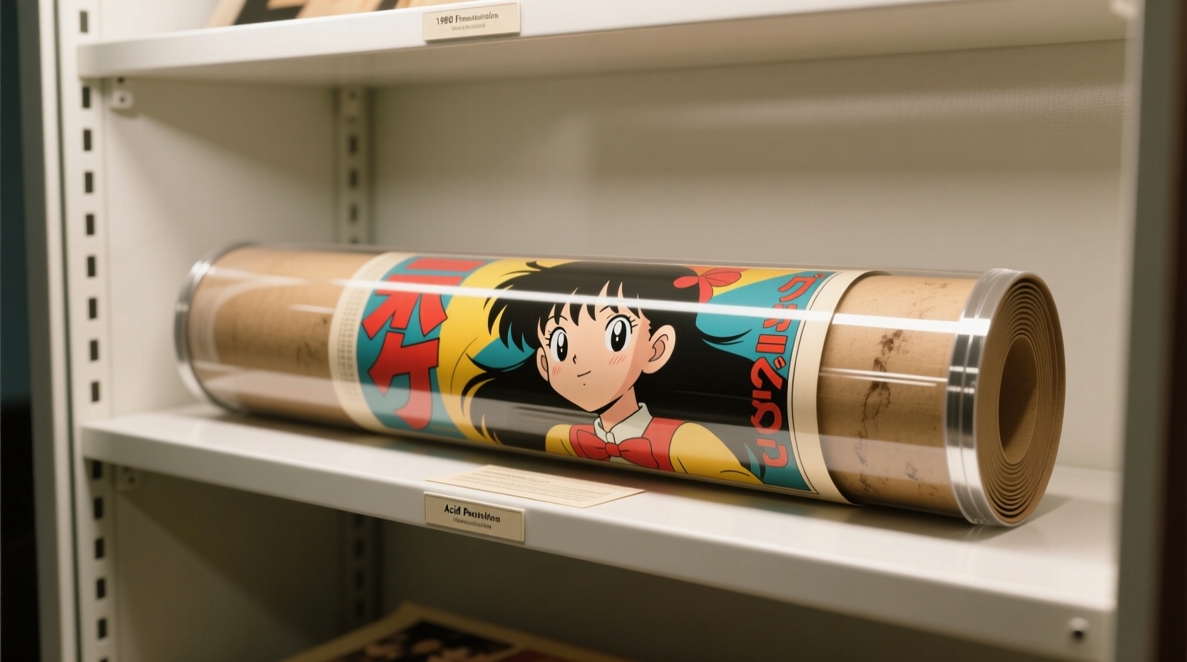 vintage anime poster storage tips