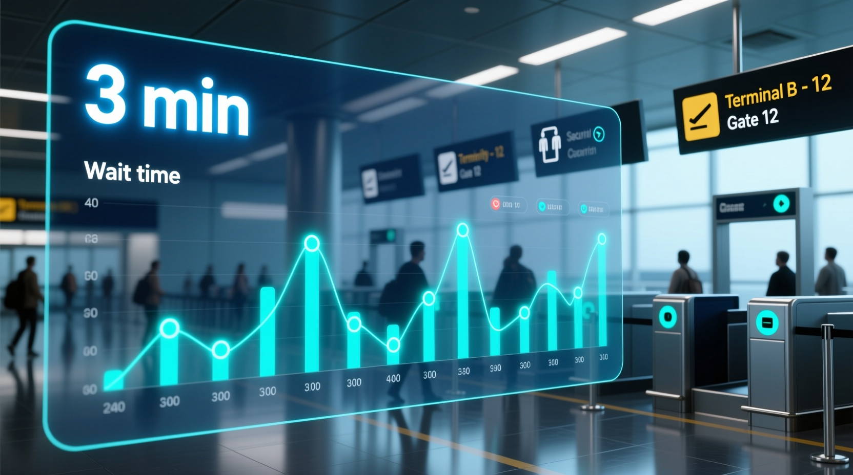 whatsbusy shows you security wait times before you get