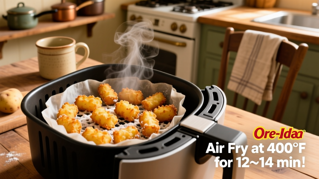 How to Air Fry Ore-Ida Extra Crispy Tater Tots Perfectly