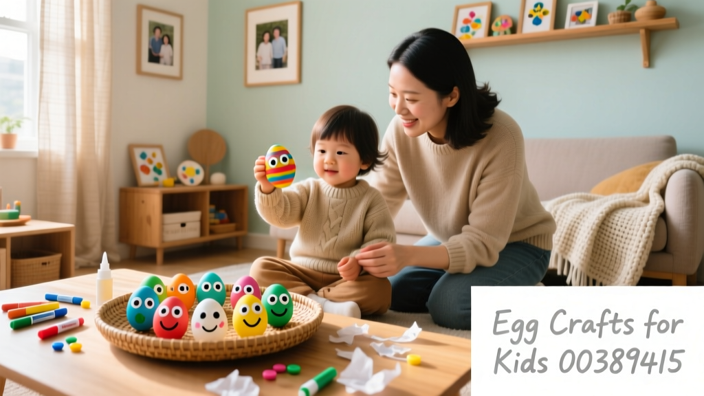 Egg Crafts for Kids: 12 Safe, Creative, and Skill-Building Activities Using Real Eggs and Eggshells