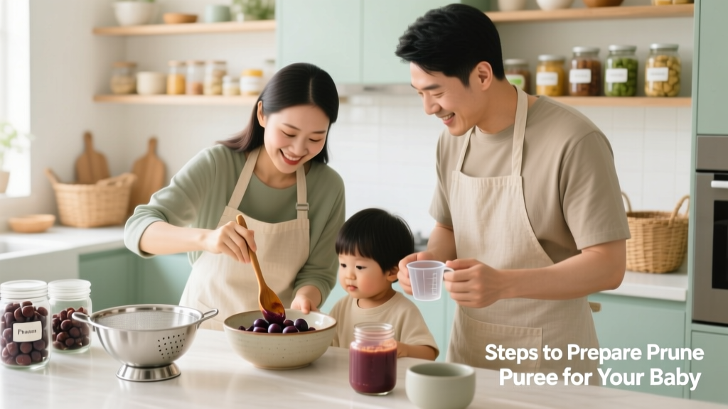 Step-by-Step Guide to Preparing Safe, Nutritious Prune Puree for Your Baby (Ages 4–12 Months)