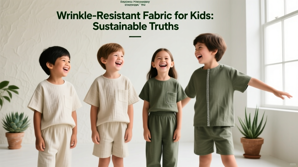 Wrinkle-Resistant Fabric for Kids: Sustainable Truths