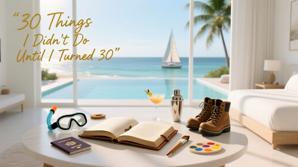 30 Things I Didn’t Do Until I Turned 30: A Hospitality Professional’s Late-Blooming Realizations