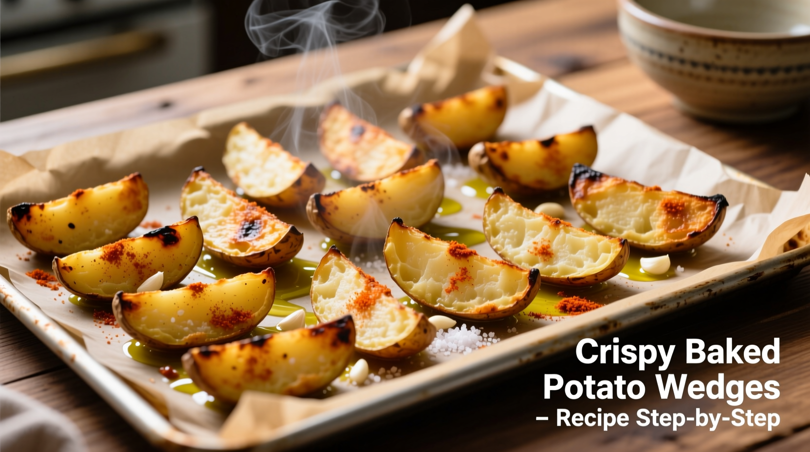 Perfect Baked Potato Wedges: Crispy Outside, Fluffy Inside