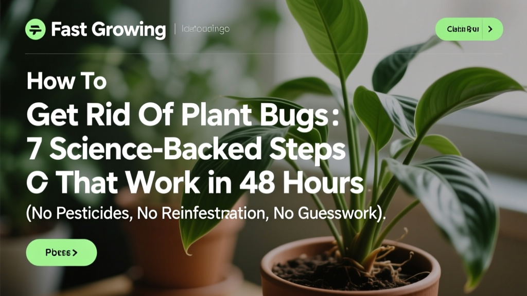 How to Get Rid of Plant Bugs on Indoor Plants