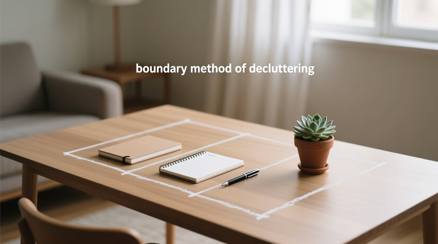 the boundary method of decluttering
