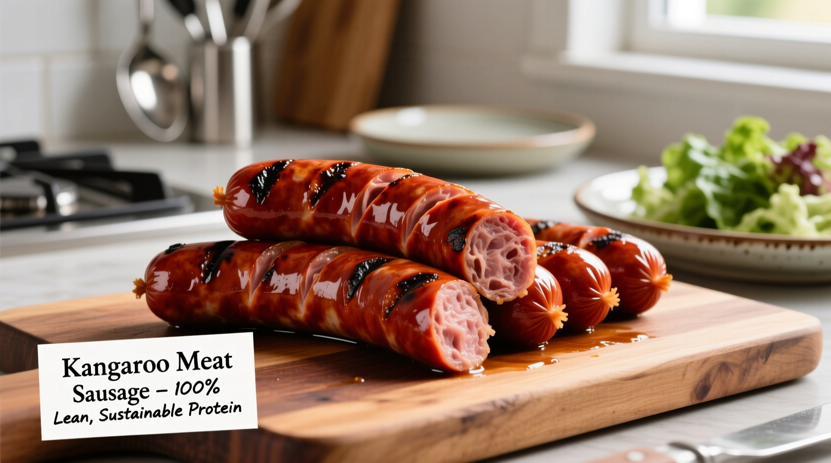 sausages made from kangaroo meat explained