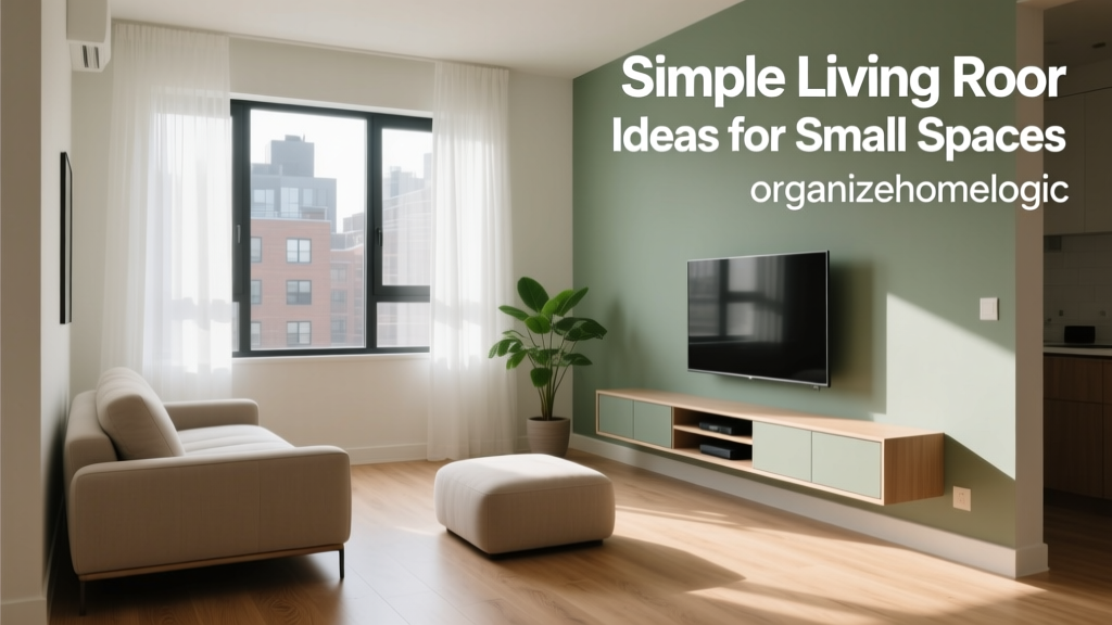 Simple Living Room Ideas for Small Spaces