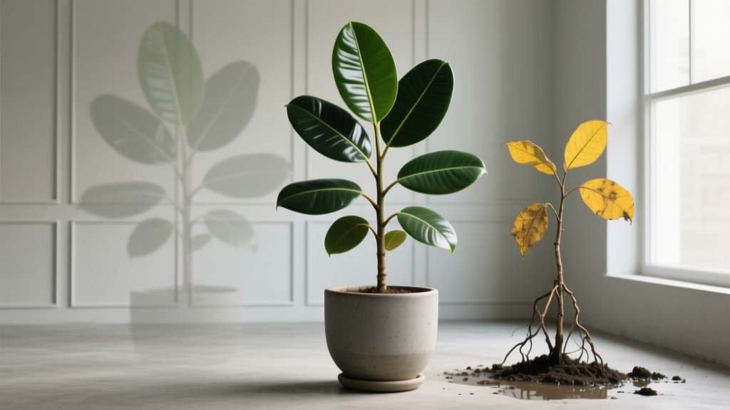 Rubber Plant Care Guide: Fix Yellow Leaves & Root Rot