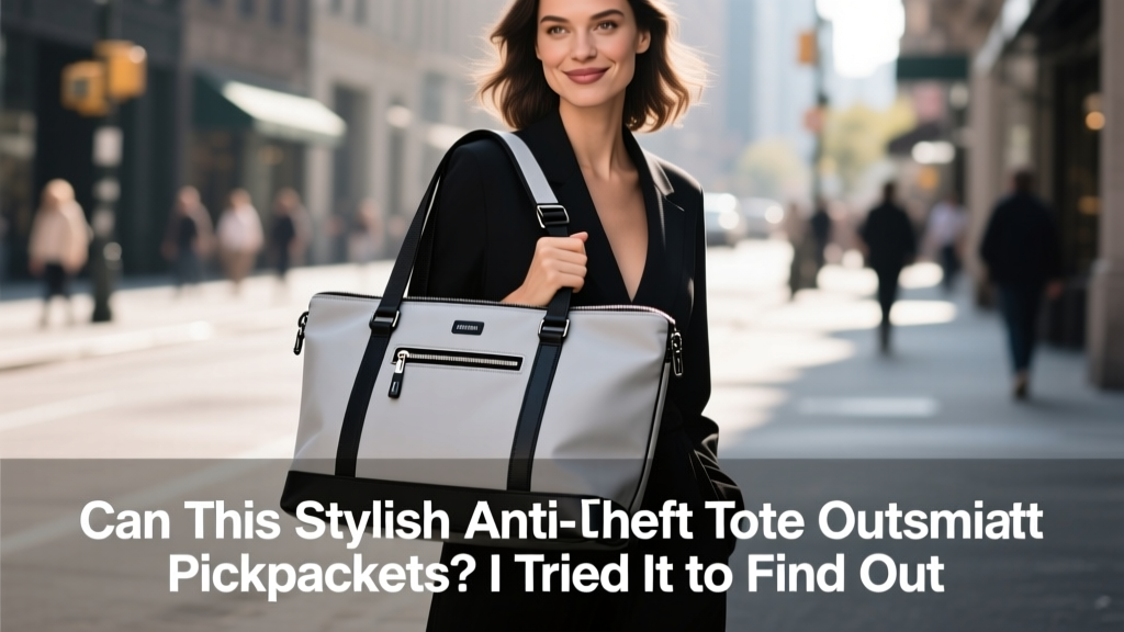 Can This Stylish Anti-Theft Tote Outsmart Pickpockets? I Tried It To Find Out
