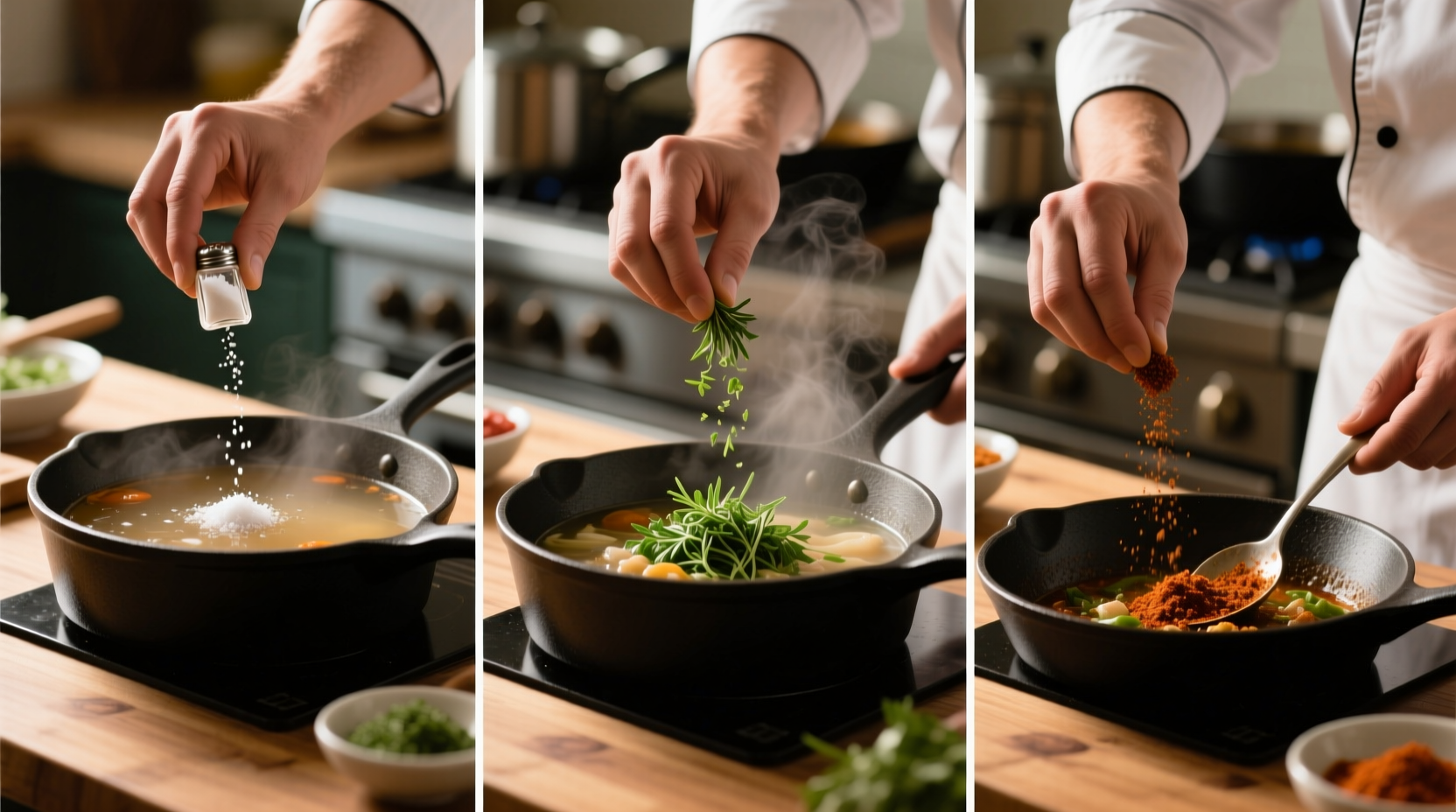 does seasoning in stages make a difference