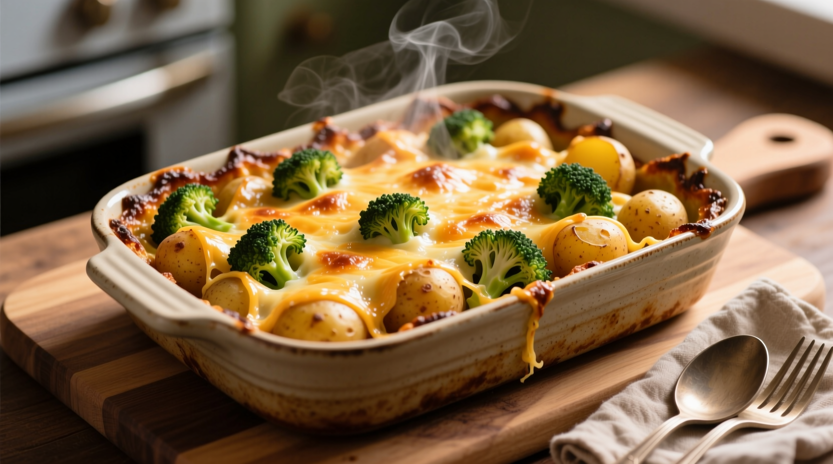Perfect Potato Cheese Broccoli Bake Recipe in 45 Minutes