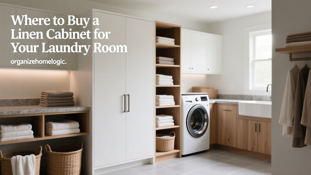 Where to Buy a Linen Cabinet for Your Laundry Room