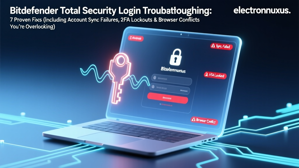 Bitdefender Total Security Login Troubleshooting: 7 Proven Fixes (Including Account Sync Failures, 2FA Lockouts & Browser Conflicts You’re Overlooking)