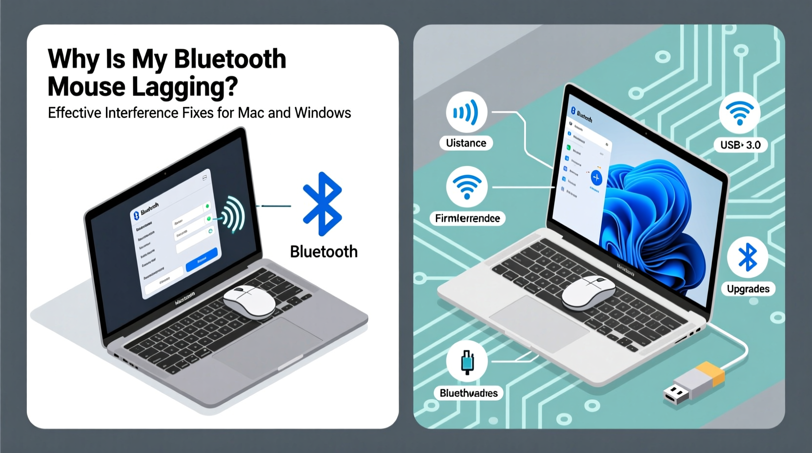 why is my bluetooth mouse lagging interference fixes for mac and windows