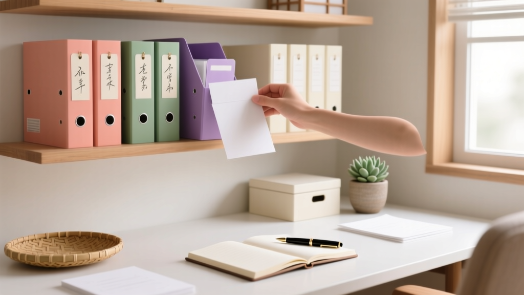 Marie Kondo Filing System: Joyful Paper Organization