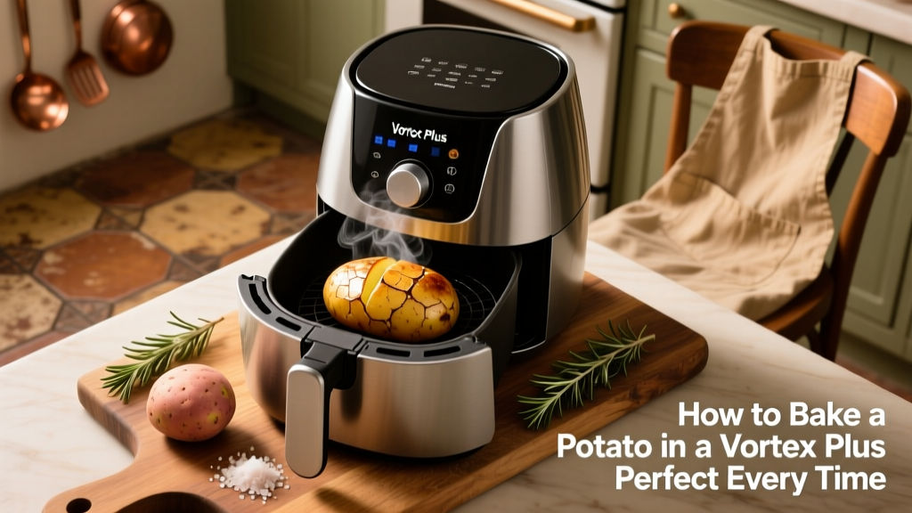Bake Perfect Potatoes in Ninja Vortex Plus