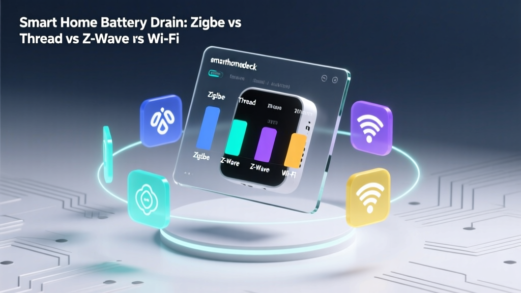 Smart Home Battery Drain: Zigbee vs Thread vs Z-Wave vs Wi-Fi