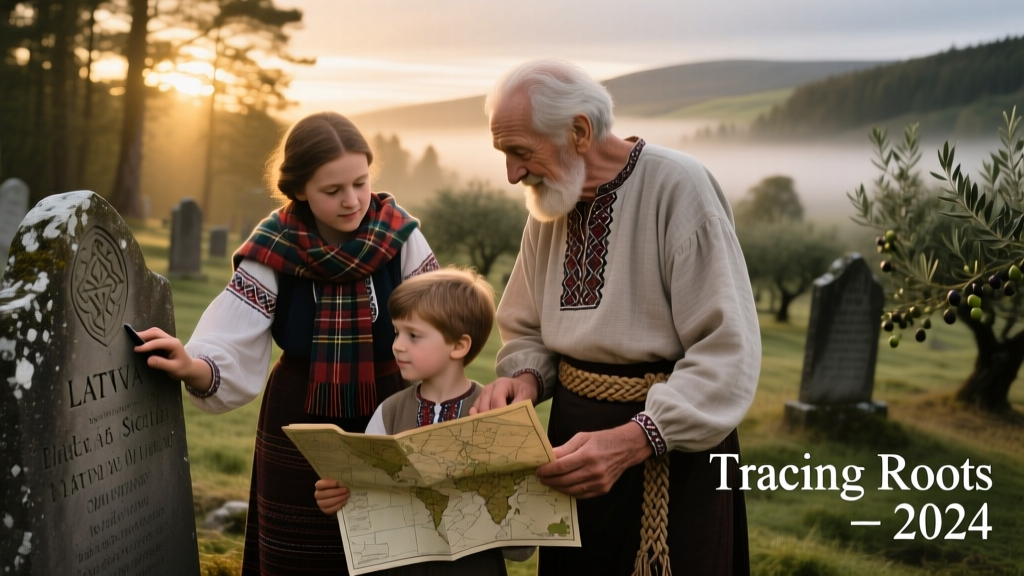 The Genealogy Trip: Tracing Our Roots in Latvia, Sicily, and Scotland