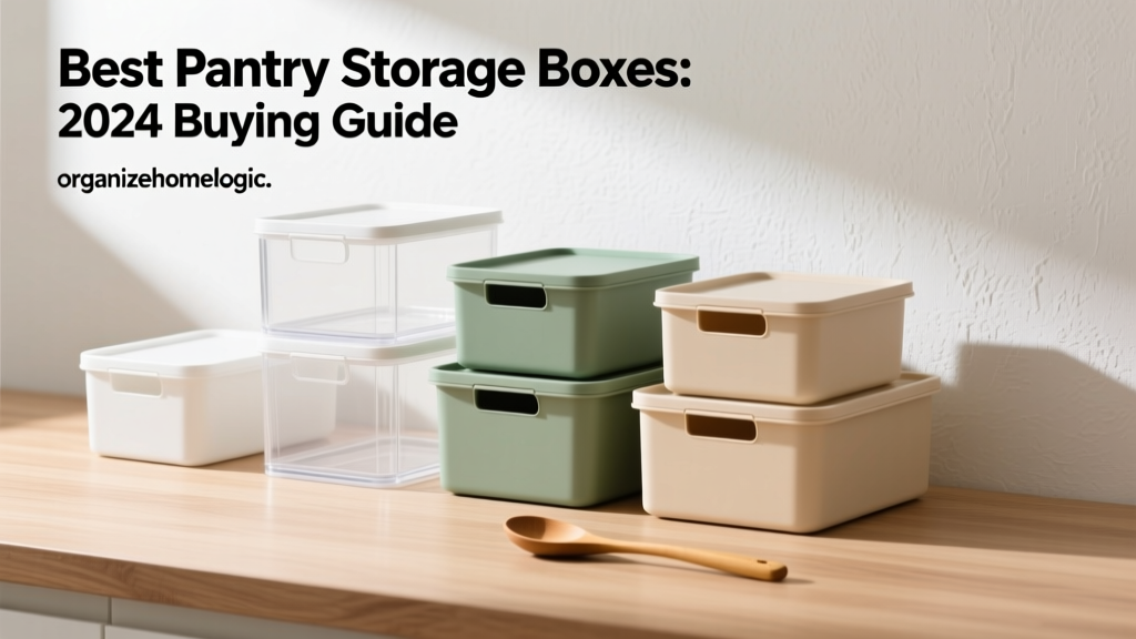 Best Pantry Storage Boxes: 2024 Buying Guide