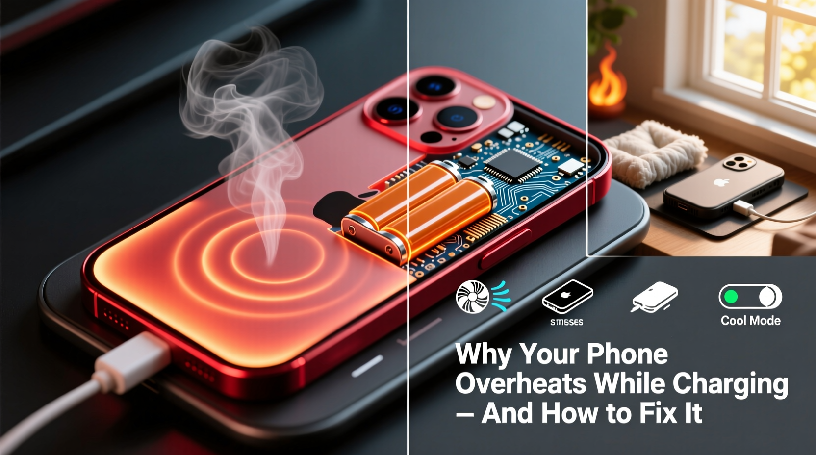 why is my phone overheating while charging causes and cooling tricks