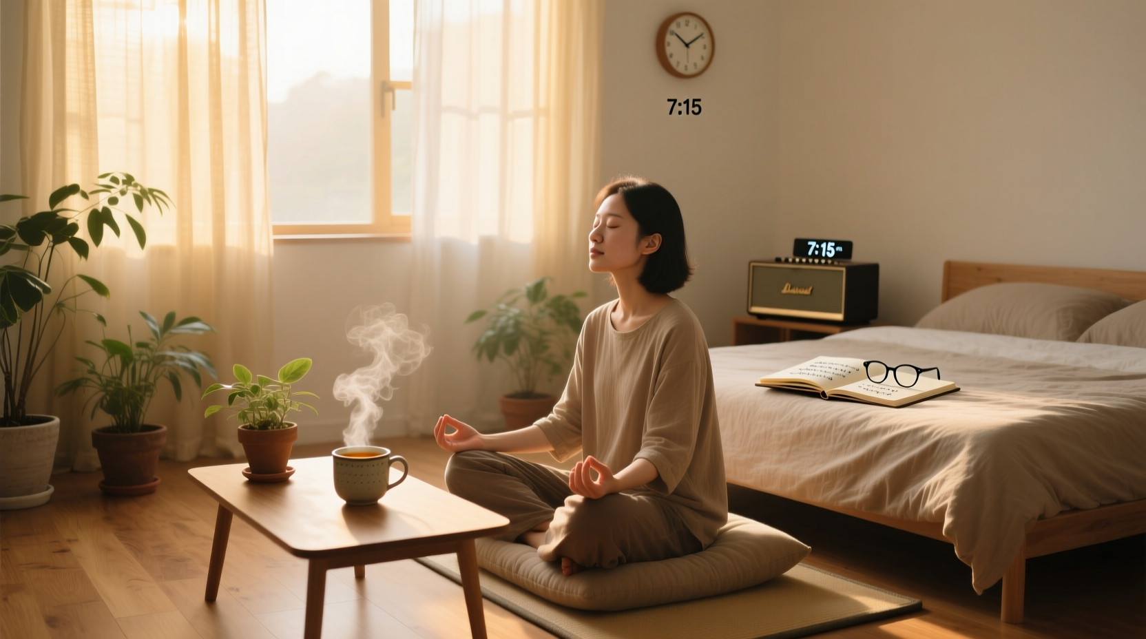 how to create a peaceful morning routine without rushing