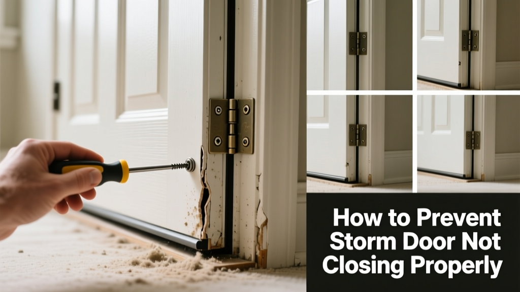 How to Prevent Storm Door Not Closing Properly