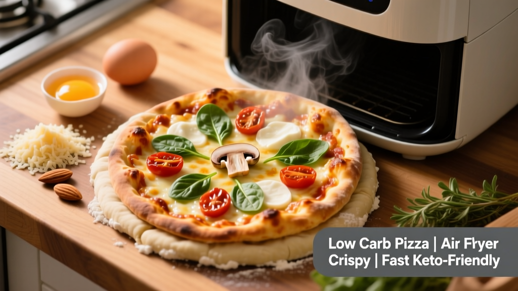 Low Carb Pizza in Air Fryer: Crispy, Fast & Keto-Friendly