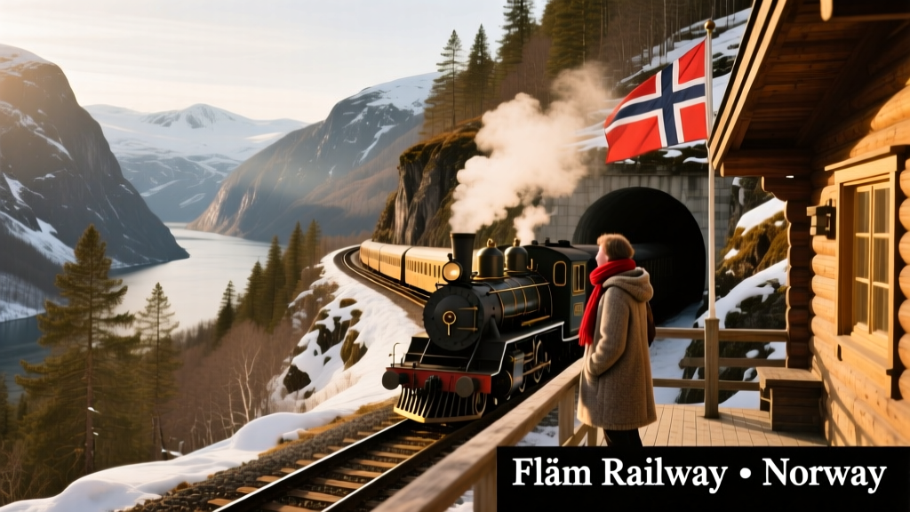 Scenes From The Flåm Railway, Norway: A Vertical Passage Through Fjord Country