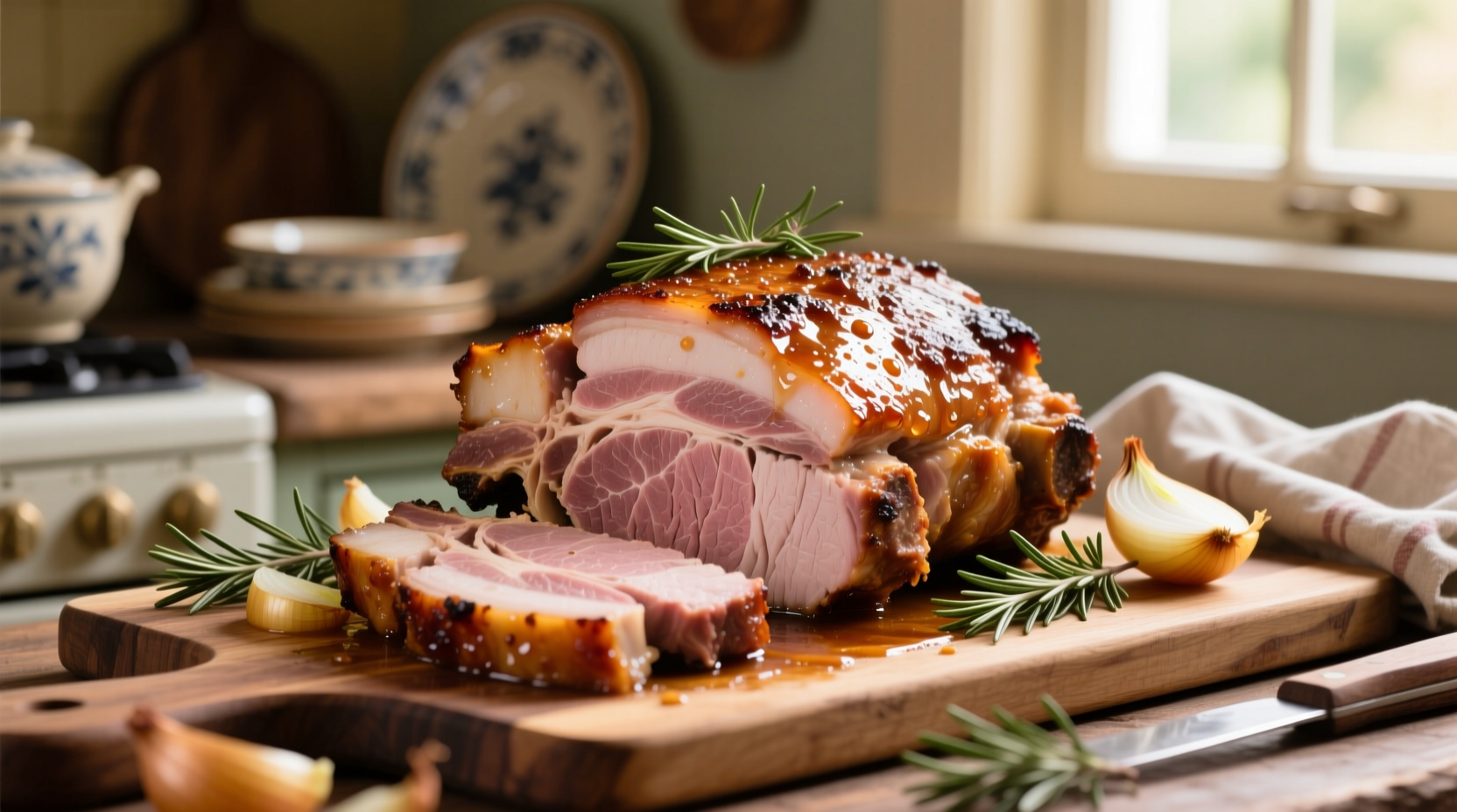 Perfectly cooked slow cooker pork shoulder with tender texture