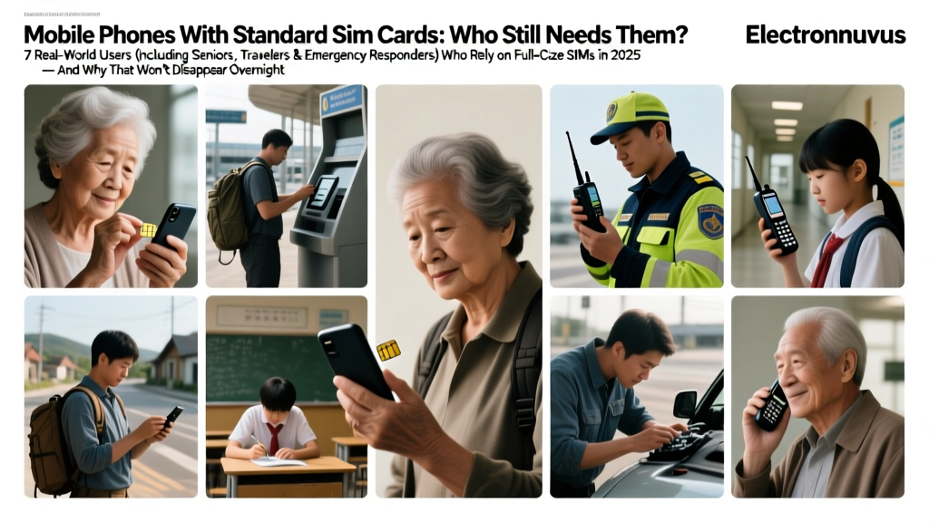 Mobile Phones With Standard Sim Cards Who Still Needs Them? 7 Real-World Users (Including Seniors, Travelers & Emergency Responders) Who Rely on Full-Size SIMs in 2025 — And Why That Won’t Disappear Overnight